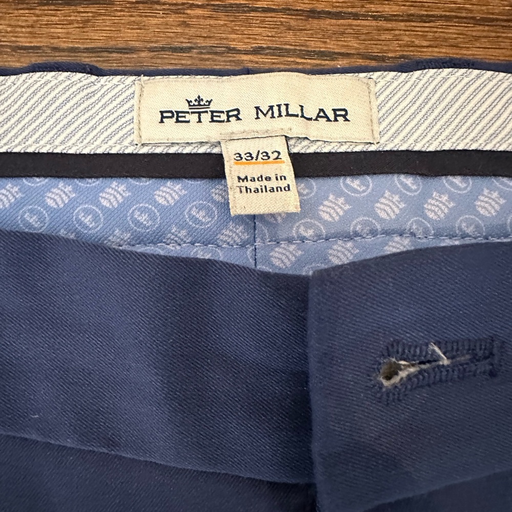 Peter Millar Navy Blue Trousers